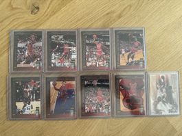 Michael Jordan Upper Deck Basketball Heroes 9 Card Set