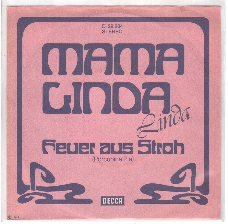 Dischi in vinile: Linda  --  Mama Linda    Single7 – Usato da Rheinau venduto da asteng