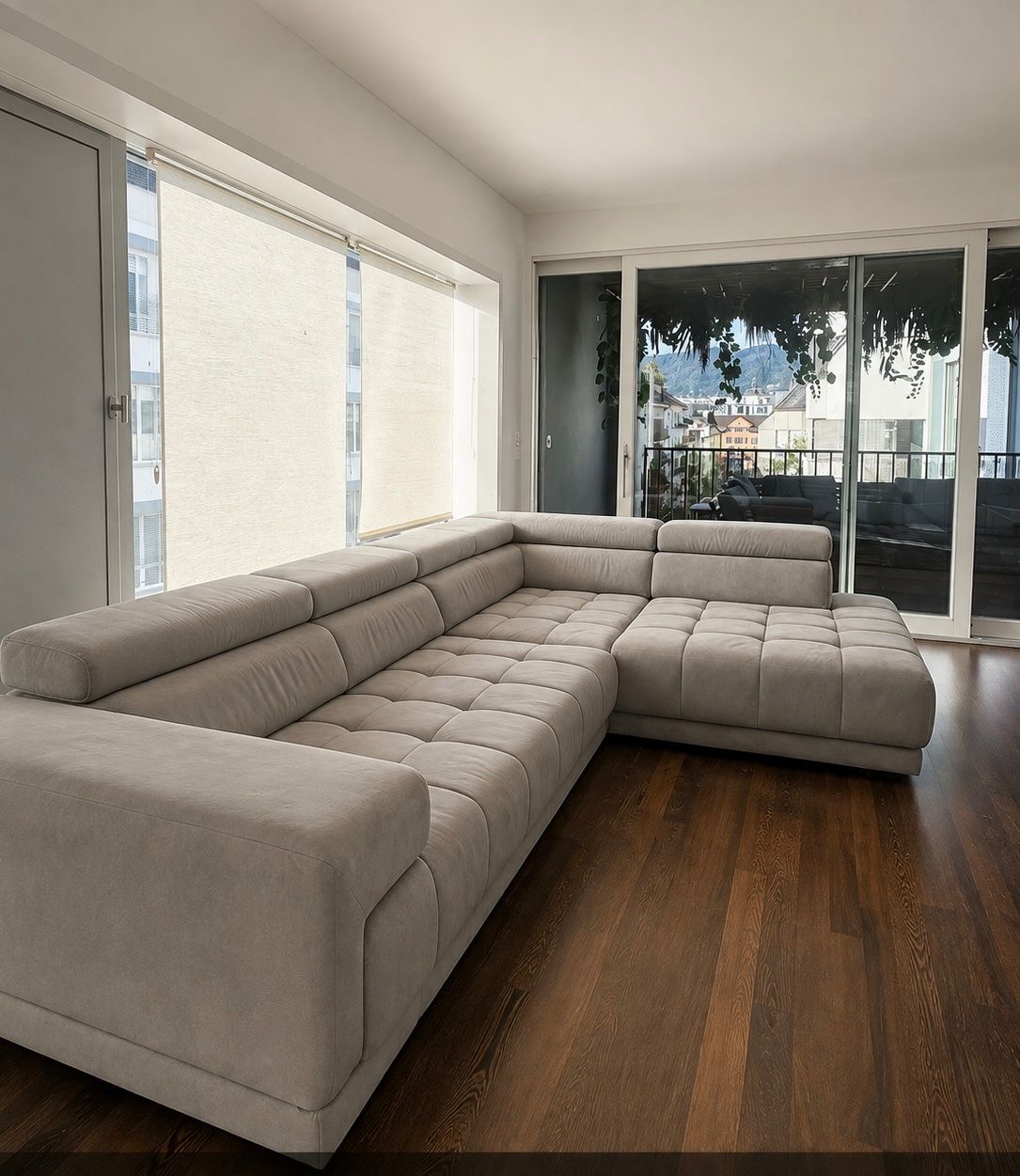 Pfister Sofas: Beldomo Style sofa L-Form Mikrofaser gebraucht – Gebraucht aus Zürich von luk_d9jj 1