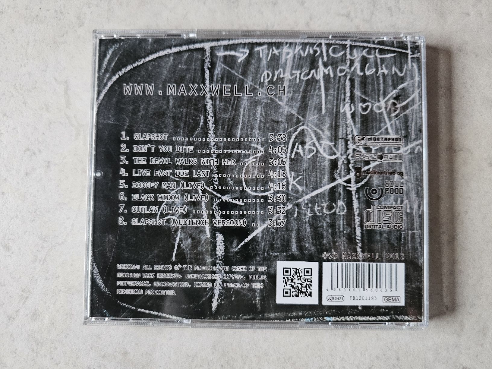 CD: Maxxwell  -  Slapshot – Usato da Schneisingen venduto da backstore24 1