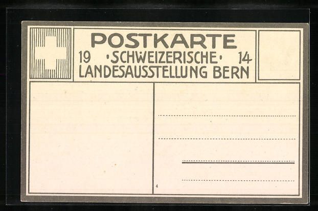 Ansichtskarten: Bern, 19. Schweizerische Landesausstellu – Gebraucht aus Berlin von bartko-reher 1