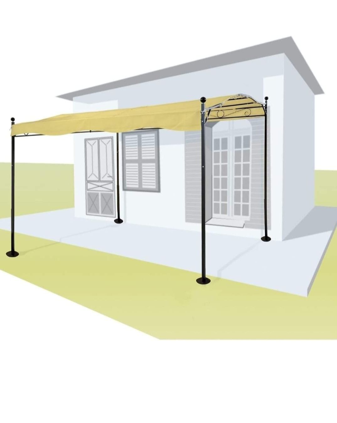 Rifugi: toile pour pergola, pavillon de jardin – Nuovo e nell'imballaggio originale da Vevey venduto da lba_dd82 1