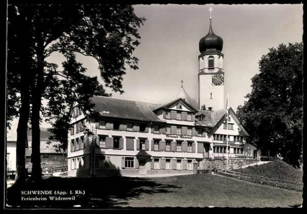 Ansichtskarten: AK Schwende /App., Ferienheim Wädenswil – Gebraucht aus Berlin von bartko-reher