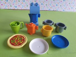 Duplo (X05) Set Küche, Kaffeemaschine, Töpfe,...