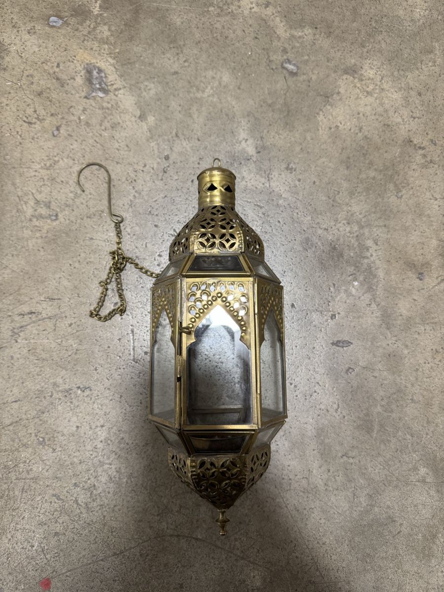 Tutte le decorazioni: Hängeleuchte Messing orientalisch 6-eckig mit Kette – Usato da Luzern venduto da RoRoFriday