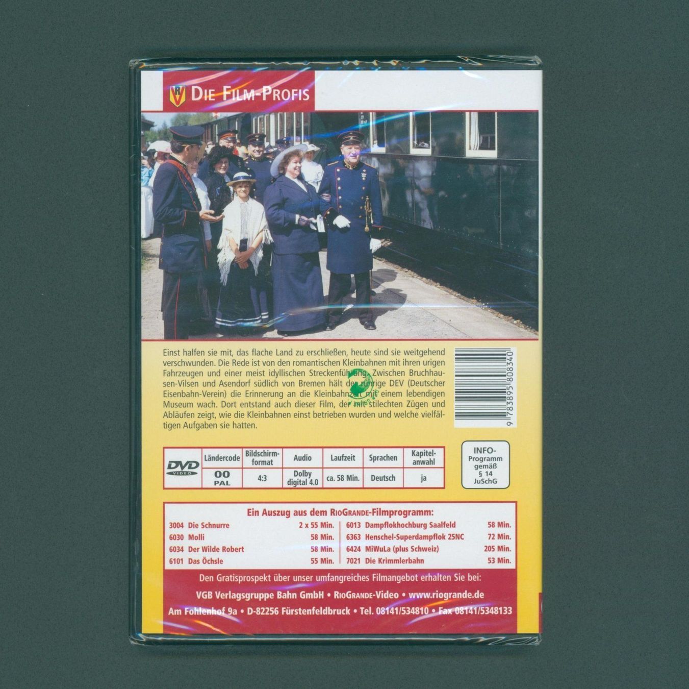 Tutti i DVDs: DVD Liebelei mit der Kleinbahn – Nuovo e nell'imballaggio originale da Zürich venduto da narrow_gauge 1