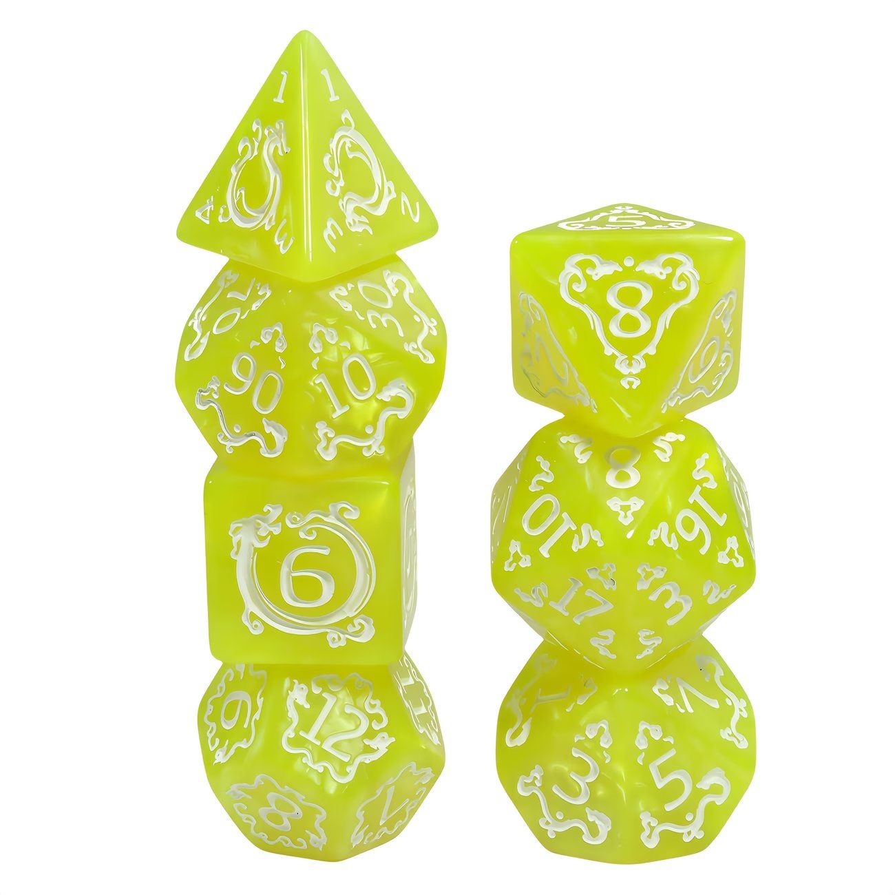 Statuette: Dungeons and Dragons d&d dnd plastic Würfel Gelb – Nuovo (secondo la descrizione) da Rüschlikon venduto da lordgara