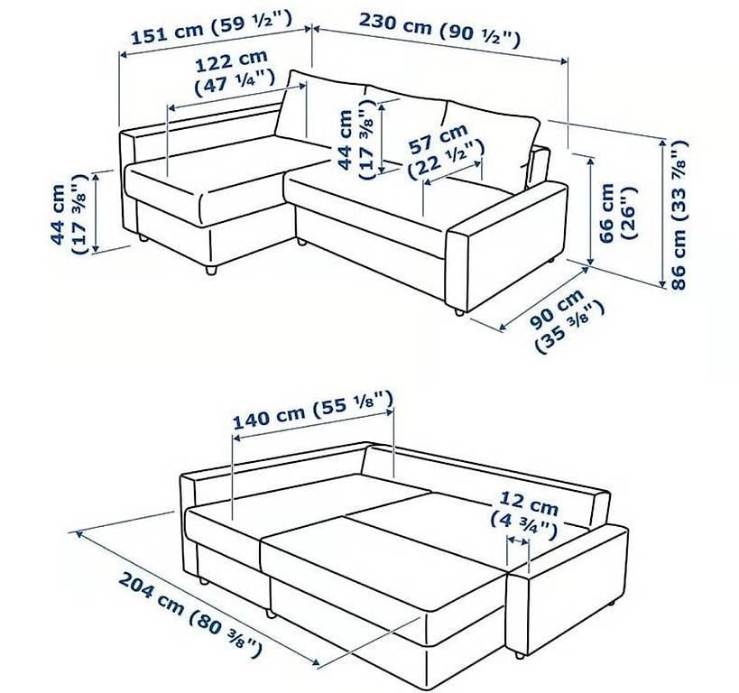 Ikea Divani: Sofa Ecksofa Bettsofa Ikea Friheten – Usato da Baar venduto da Lulu- 2