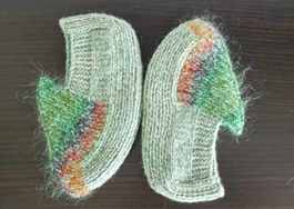 New! Socken Damen Grün XS Mix-Bio-Baumwolle