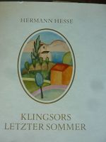 HESSE, HERMANN. KLINGSORS LETZTER SOMMER. ORELL FÜSSLI 1980