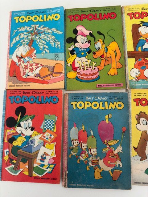 Fumetti: 7 TOPOLINI DIVERSE ANNATE – Usato da Davesco-Soragno venduto da kappas 1