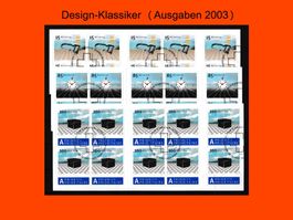 Design-Klassiker Schweiz "Markenhefte" (2003) ungefaltet
