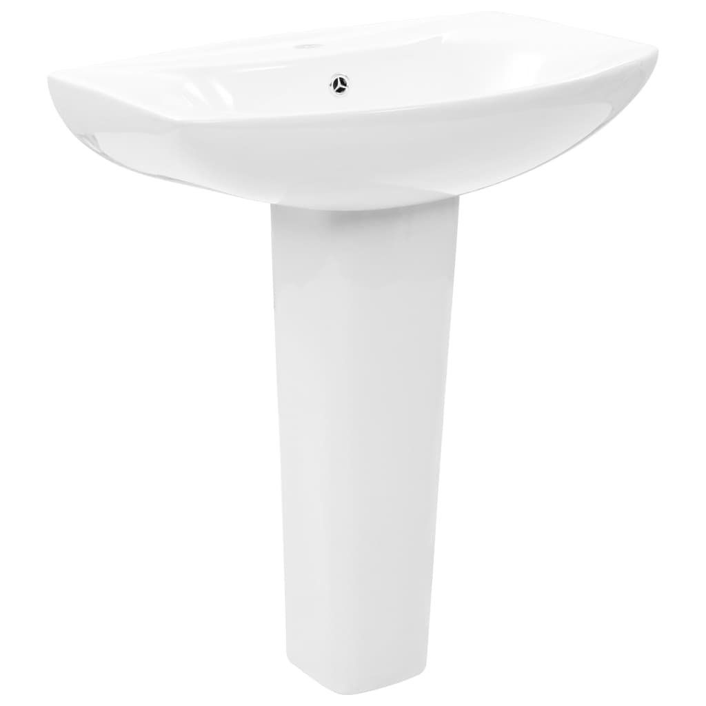 Lavabi & lavandini: Freistehendes Waschbecken mit Säule Keramik, Gratisversand – Nuovo e nell'imballaggio originale da Lausanne venduto da VIda-Mobel 1