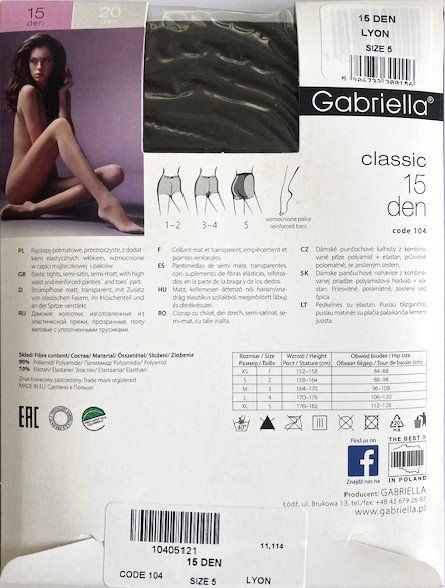 Calze & Collant: Strumpfhose Gabriella classic – Nuovo e nell'imballaggio originale da Menziken venduto da chianti10 1