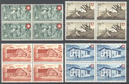 1946, Pro Patria Viererblöcke, SBK 60.–**