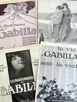 Gabilla Parfum - 4 alte Werbungen / Publicités 1913/24