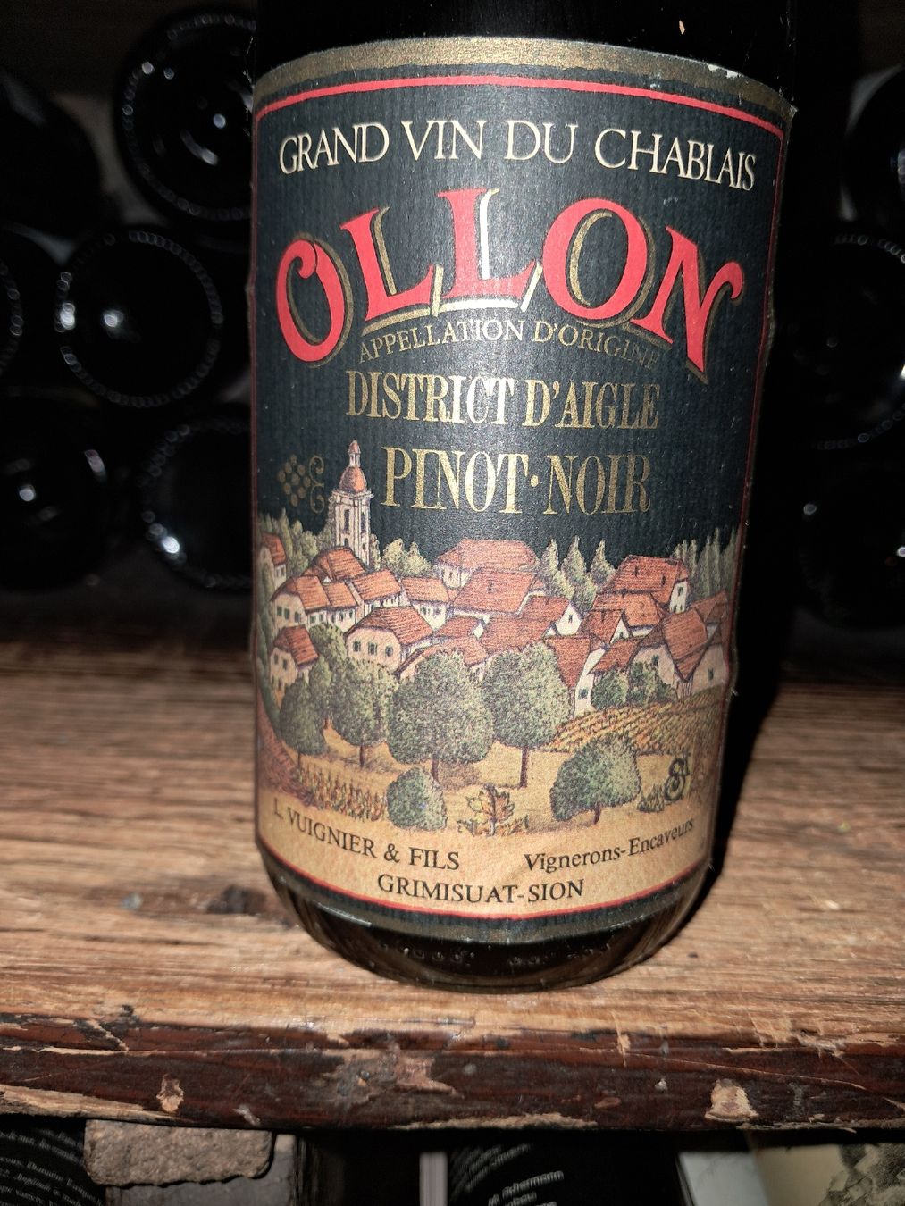 Vino: Ollon Pinot Noir 1988 – Nuovo e nell'imballaggio originale da Le locle venduto da juliensaran 1