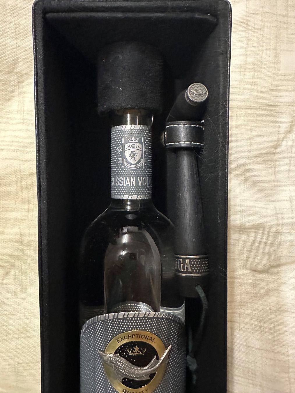 Spirituosen: Wodka Beluga Gold Line – Gebraucht aus Kandergrund von honey-art_and_more 3