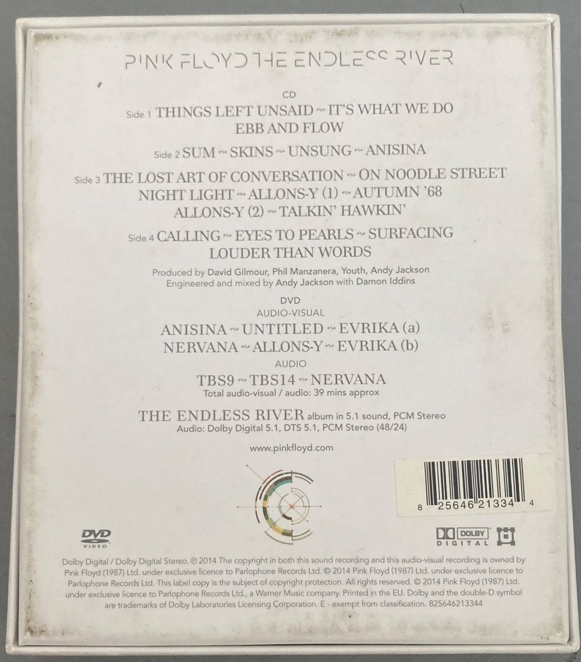 CDs: PINK FLOYD - THE ENDLESS RIVER – D'occasion à Poliez-Pittet par Newtown-Records 1