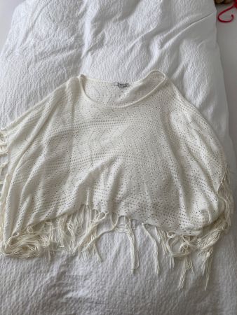 Weisser Cardigan