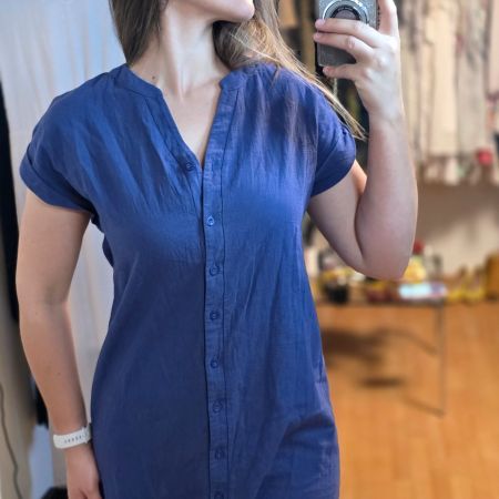 💙 Baumwoll Tunika/Kleid Gr. 38/40 – Casual Summer Chic Styl