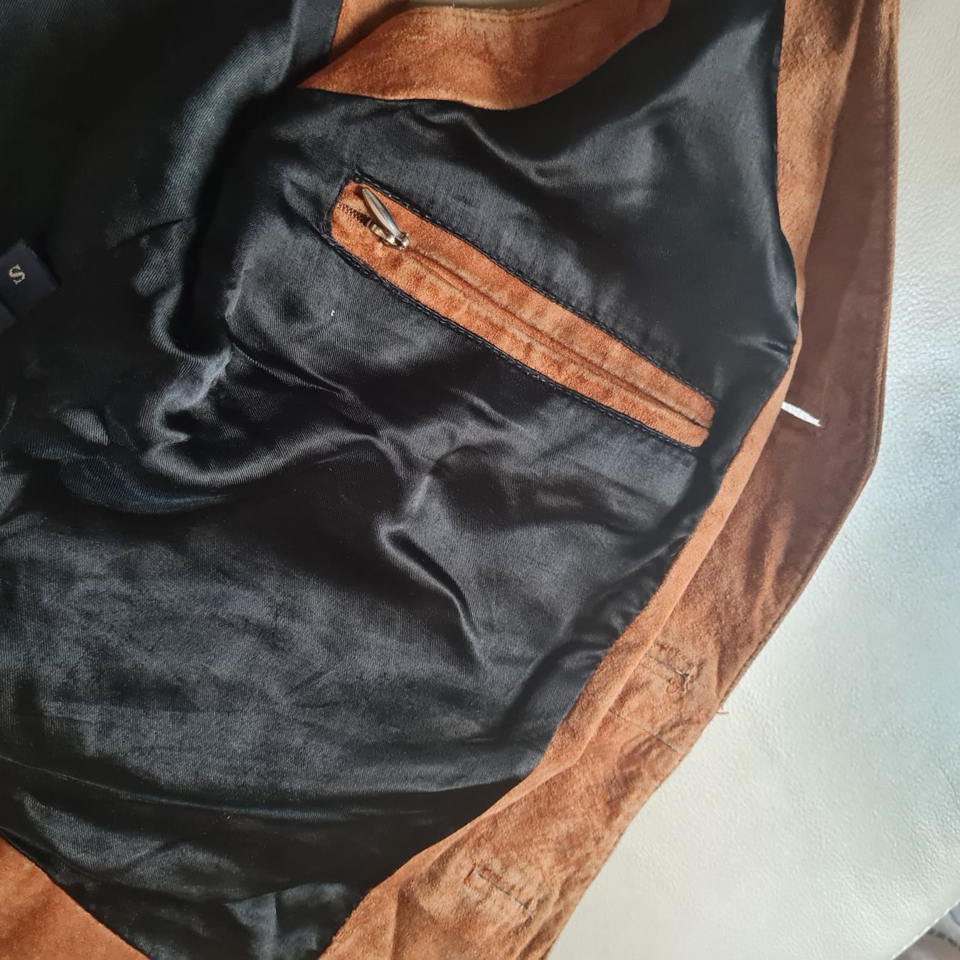 Gilets & Westen: Lederweste in braun , Grösse S – Gebraucht aus Coeuve von Nelly2 2