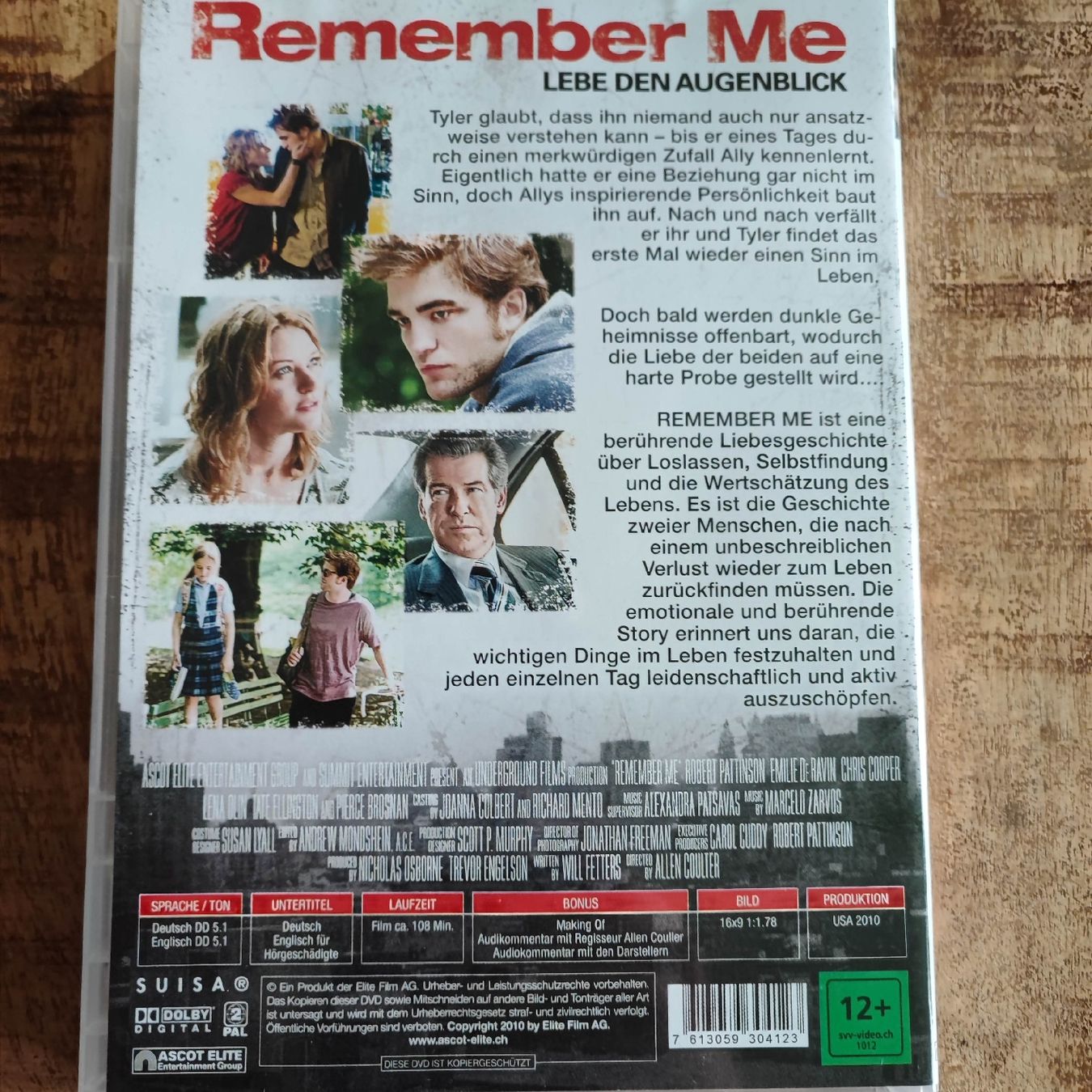 Alle DVDs: Remember Me DVD, Robert Pattinson, Top Zustand! – Gebraucht aus Dübendorf von kb86_MOVIE 1