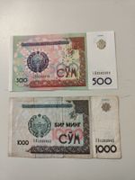 Usbekistan 500 & 1000 SOM