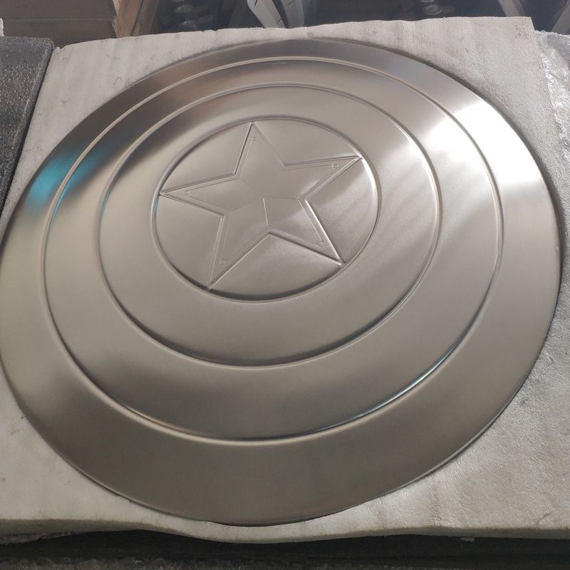 Insegne: Captain America Silber  Metall Prototype Schild 60cm – Nuovo (secondo la descrizione) da Lohn-Ammannsegg venduto da JarvisSystem2.0