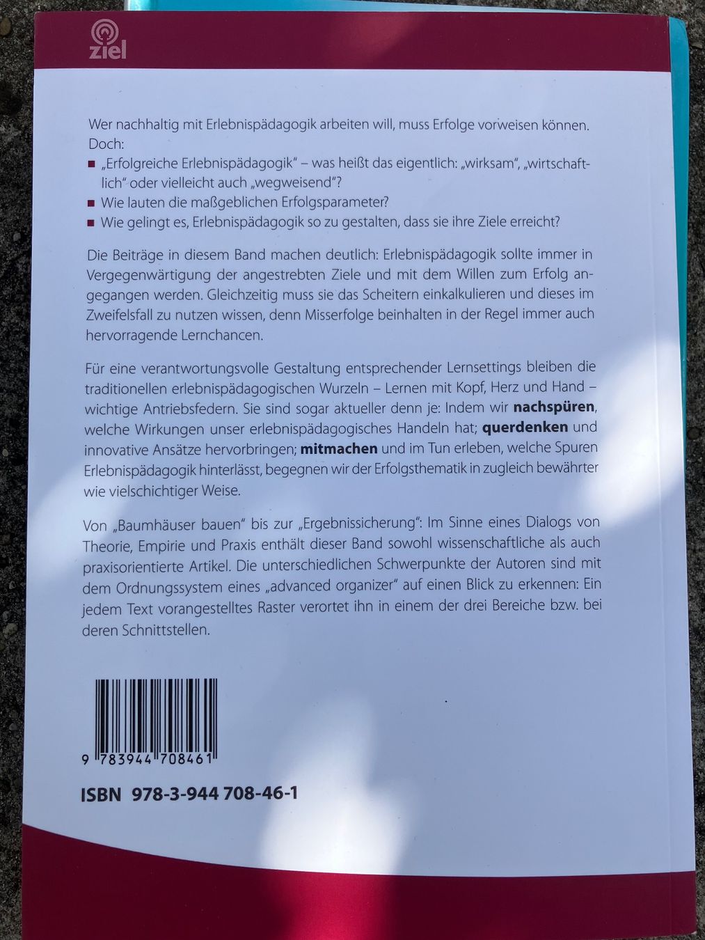 Bücher: Erfolgreiche Erlebnispädagogik – Neu (gemäss Beschreibung) aus Magden von Anthurium11 1