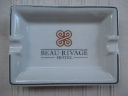 Beau-Rivage Hotel Vintage Porzellan Aschenbecher