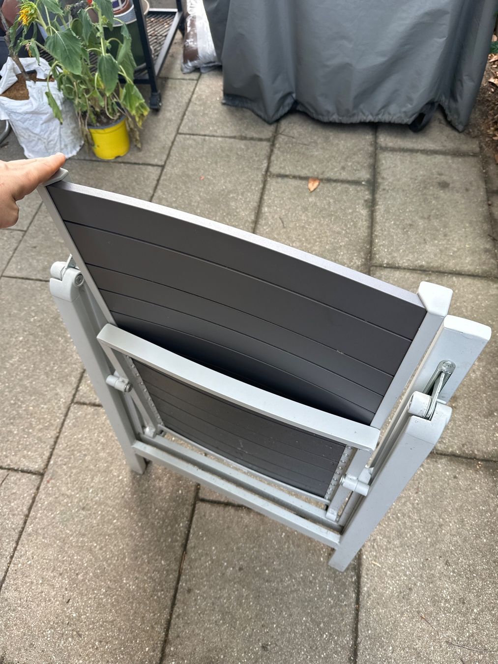 Tischset: Gartentisch mit 4 Stühlen – Gebraucht aus Brugg AG von noe_vrr7 3