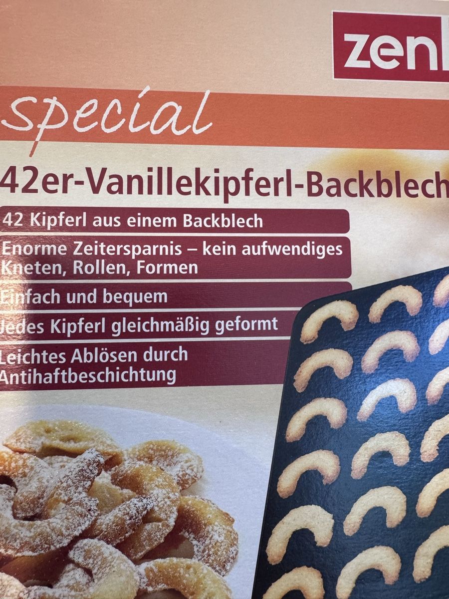 Teglie da forno: Zenker 42er Vanillekipferl Backblech – Usato da Niederbüren venduto da Oetschli 1
