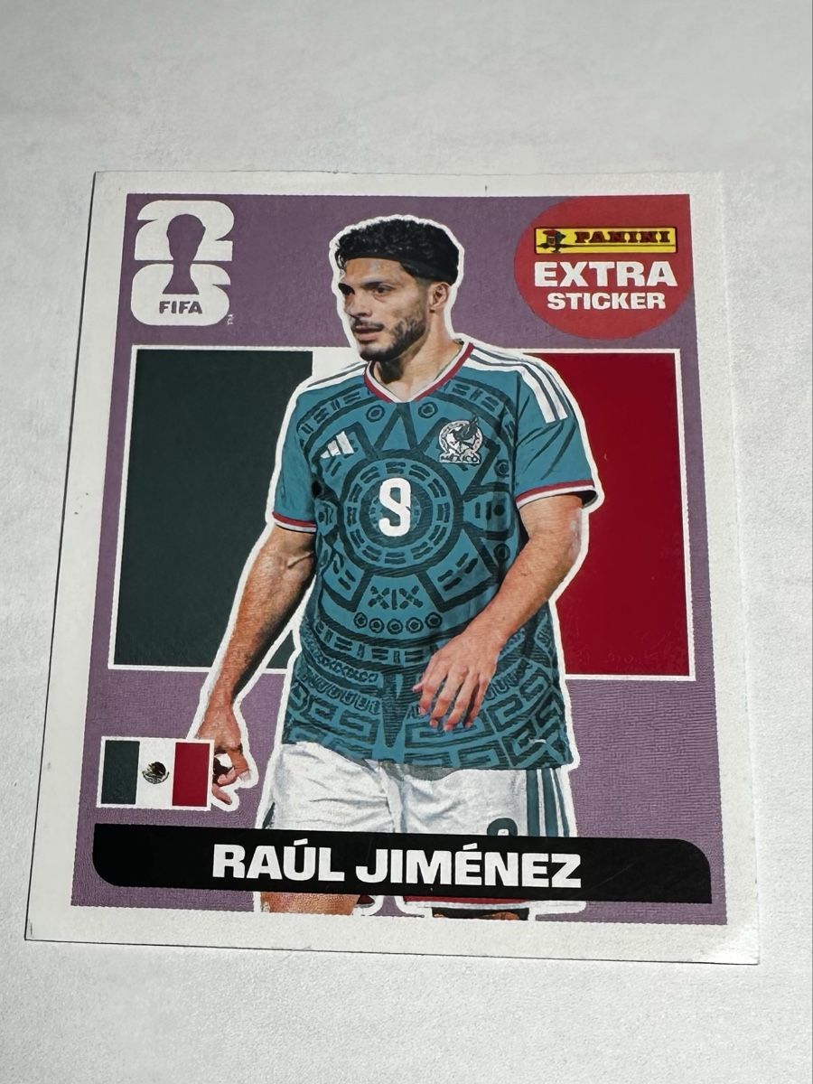 Panini Carte collezionabili: Panini Extra Sticker Raul Jimenez normal  2026 – Nuovo (secondo la descrizione) da Zürich venduto da peg_l7wc