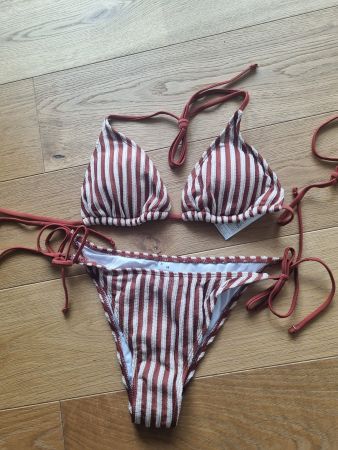Bikini gestreift Gr M