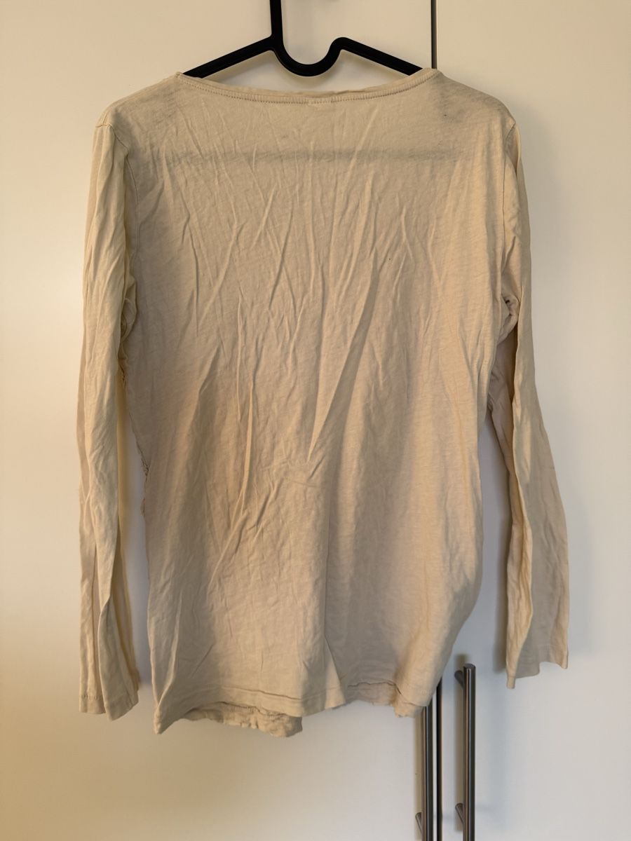 Zara Top: Zara Collection Shirt Beige, Grösse L – Usato da Olten venduto da smashbox 3
