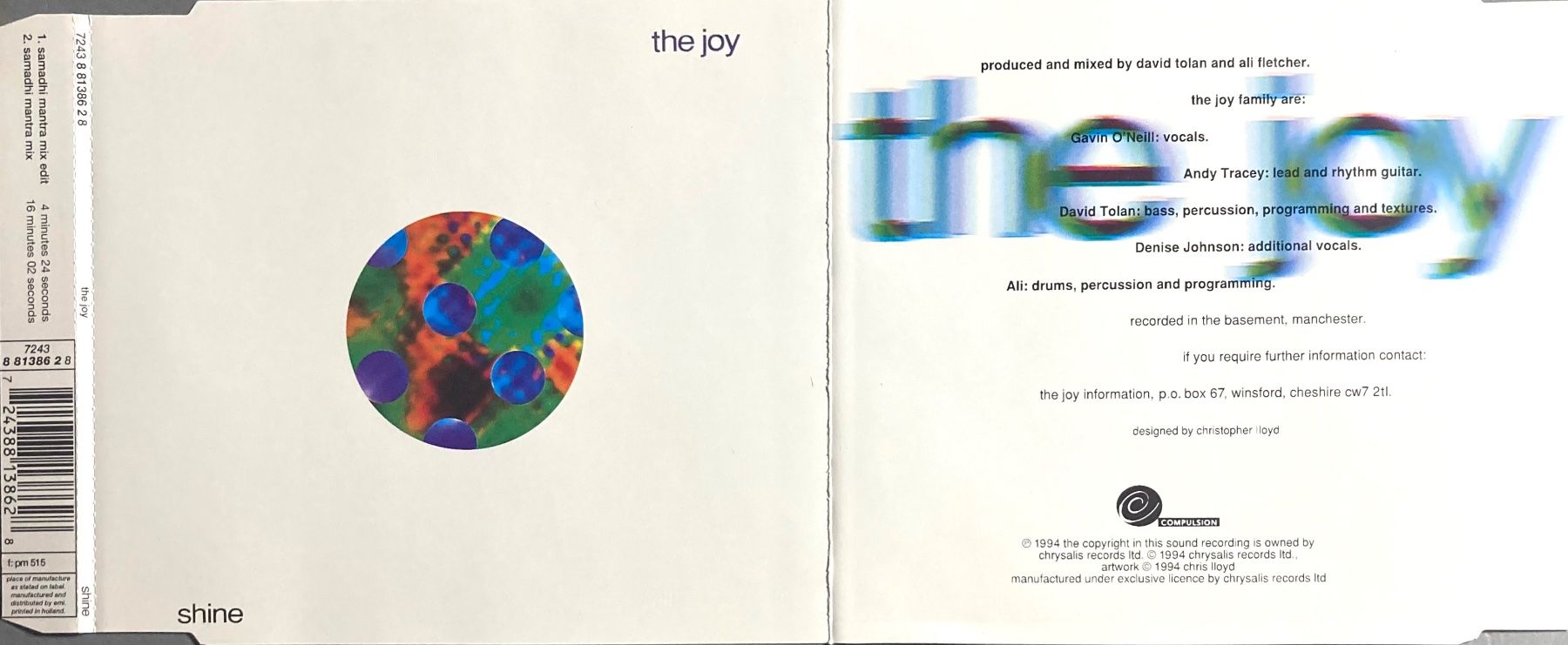 CD: THE JOY - SHINE – Usato da Poliez-Pittet venduto da Newtown-Records