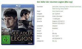 Der Adler der neunten Legion [Blu-ray]