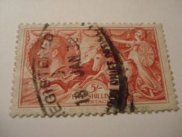 Grossbritannien, alte Marke Five Shillings, o