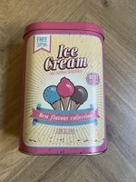 Boîte métallique vintage glace 