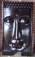 Brunnen Gartenbrunnen Wasserwand Buddha Relief Zierbrunnen