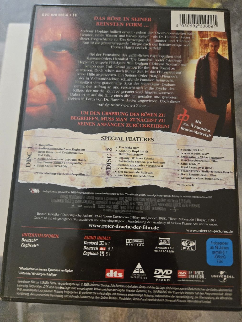 Tutti i DVDs: Roter Drache DVD – Usato da Bussigny venduto da Kfdlt 1