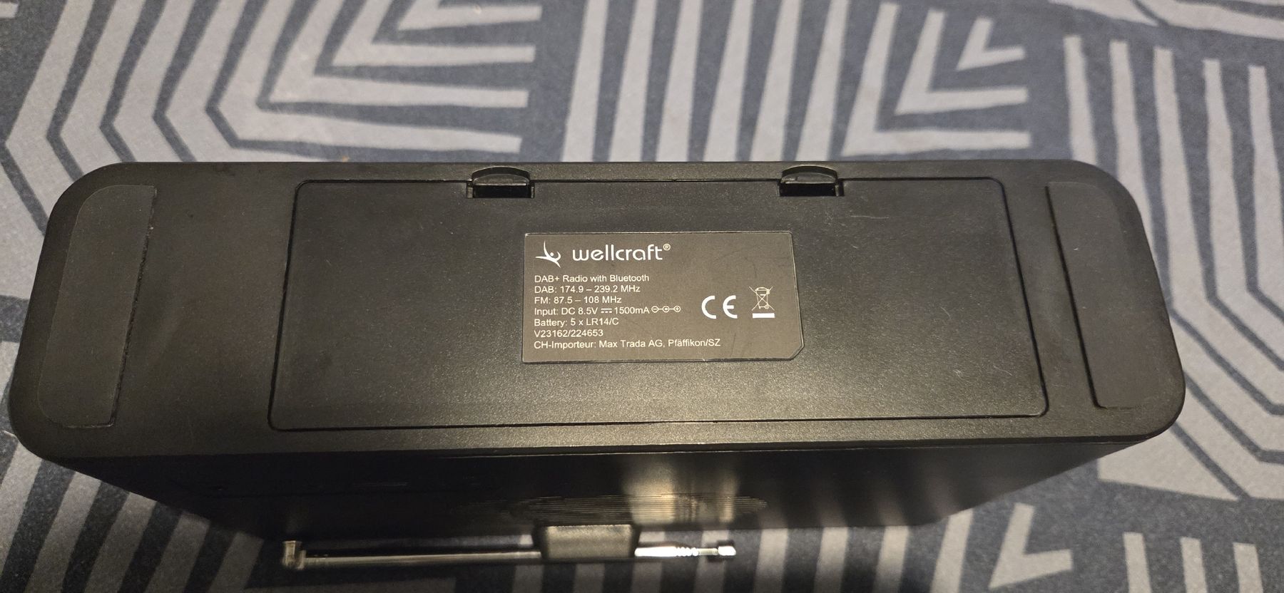 Radio: Wellcraft DAB+ Radio mit Bluetooth – Usato da Huttwil venduto da ser_gn9l 3