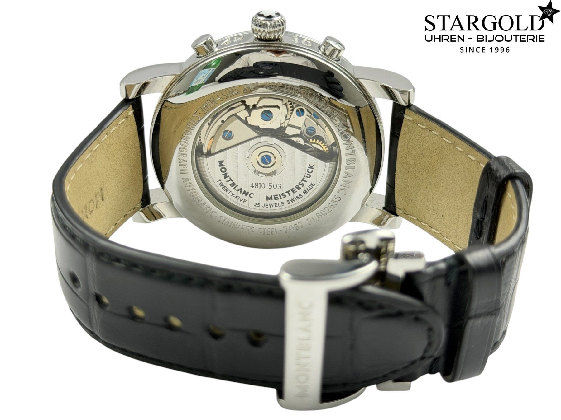 Montblanc Orologi: Montblanc Star Gmt Chronograph - 7067 – Usato da Zürich venduto da Stargold-Uhren 6