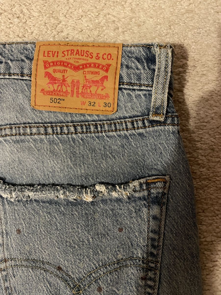 Levi's Jeans: Levis 501 Jeans Customized – Usato da Riehen venduto da lau_2dnx 1