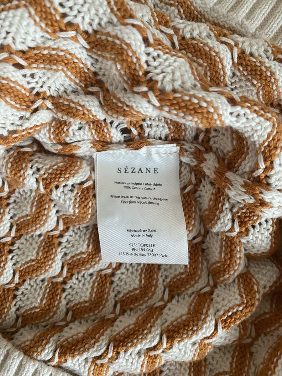 Sezane Top: Haut maille Sézane – Usato da Les Acacias venduto da flozette 3