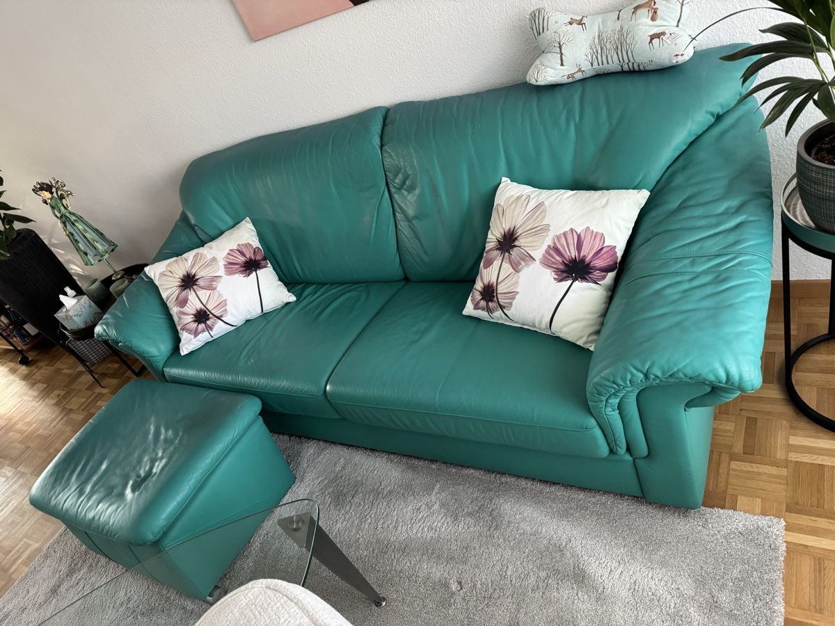 Divani: Stilvolles elegantes Ledersofa – Usato da Schwerzenbach venduto da alu2791 3
