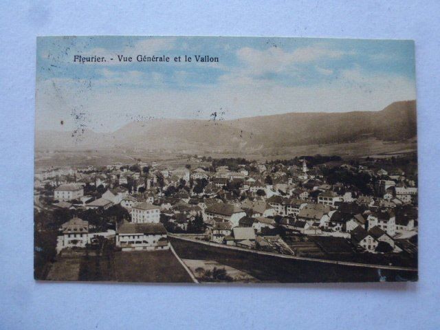 Cartes postales: Ansichtskarte Fleurier 1922 – D'occasion à Walkringen par Casablanca777