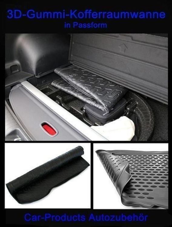 Gummi-Kofferraumwanne passend für VW T-Roc ab 2017 (oben)