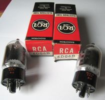 2 Röhren / Radioröhren 6DQ6B, (Endstufe), RCA